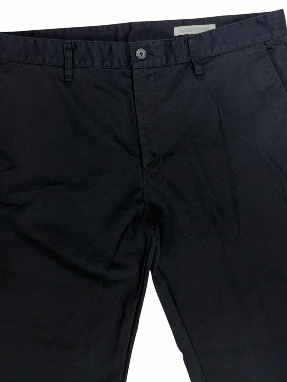 Outerknown Pants Mens 38x32 Black Orbital Work Nomad Field Organic Stretch Chino